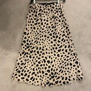 Stylish Leopard Print Skirt